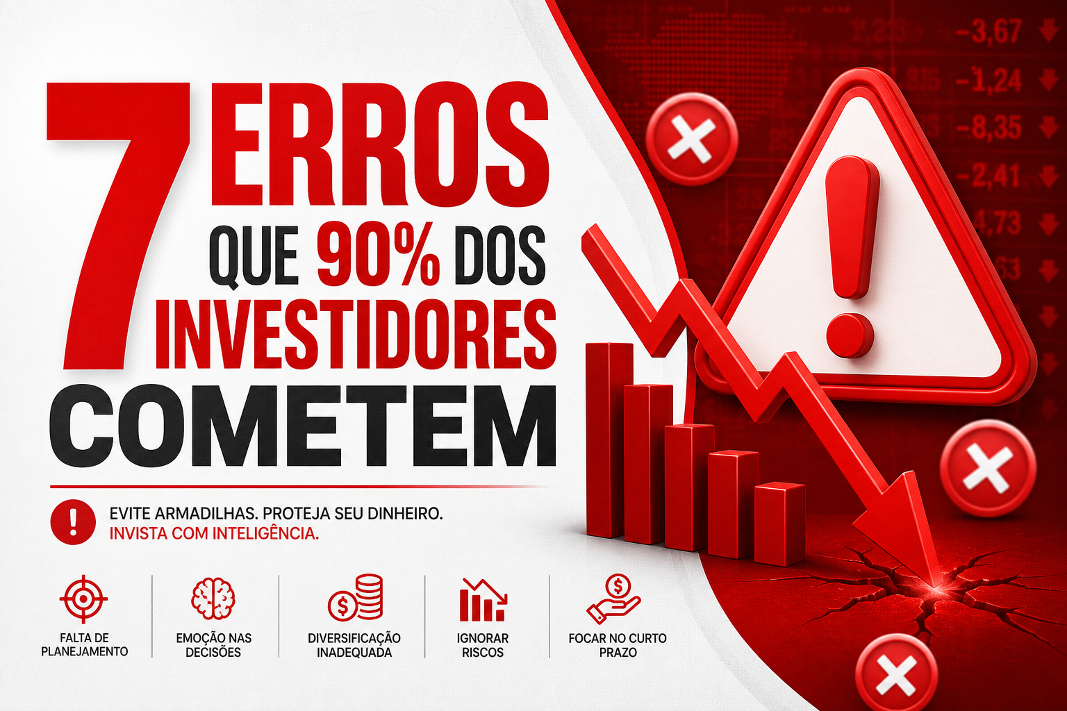 7 ERROS QUE 90% DOS INVESTIDORES COMETEM