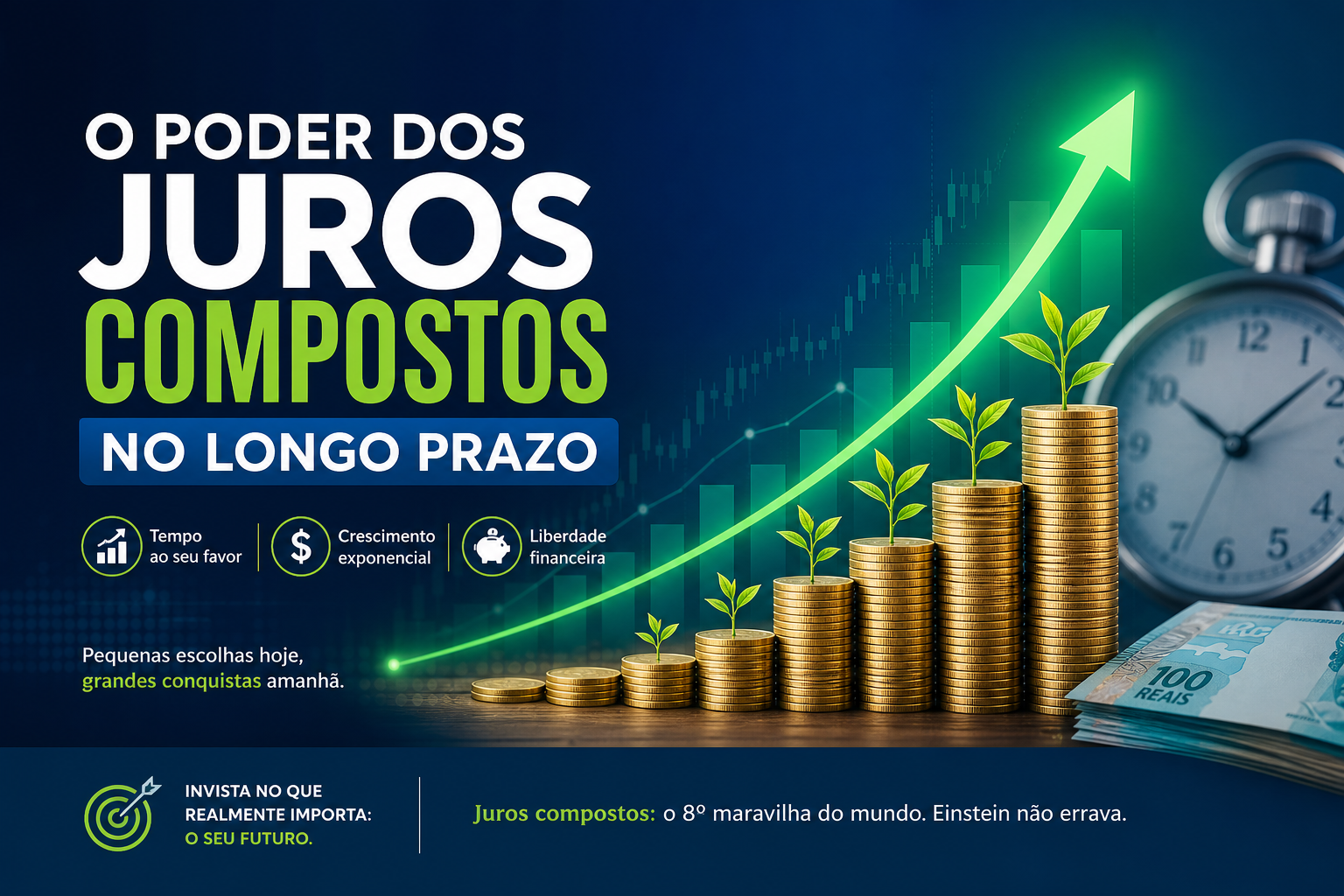 O Poder dos Juros Compostos no Longo Prazo